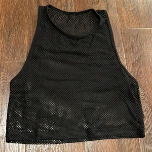 LULULEMON mesh crop top